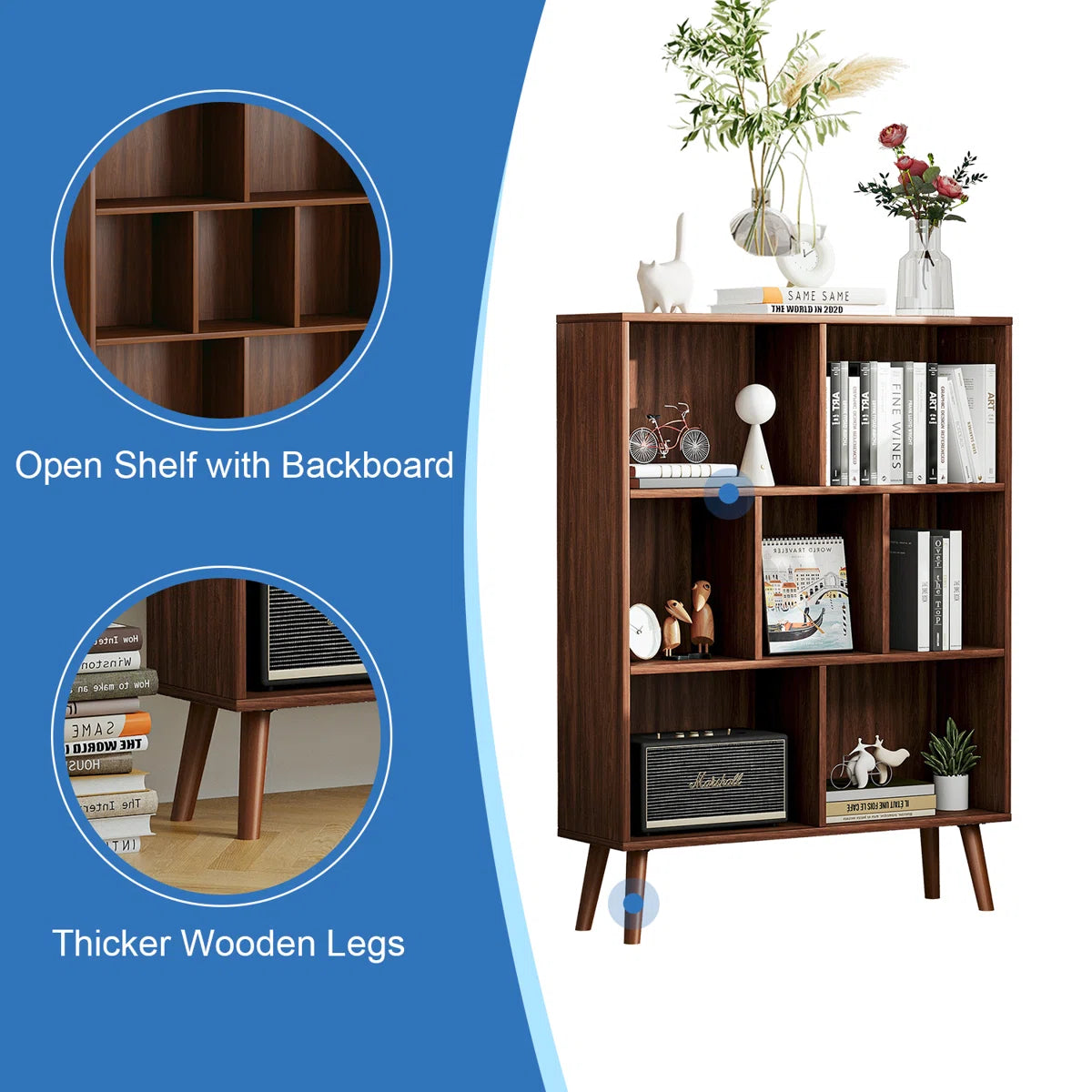 Thasty Jaen Bookcase