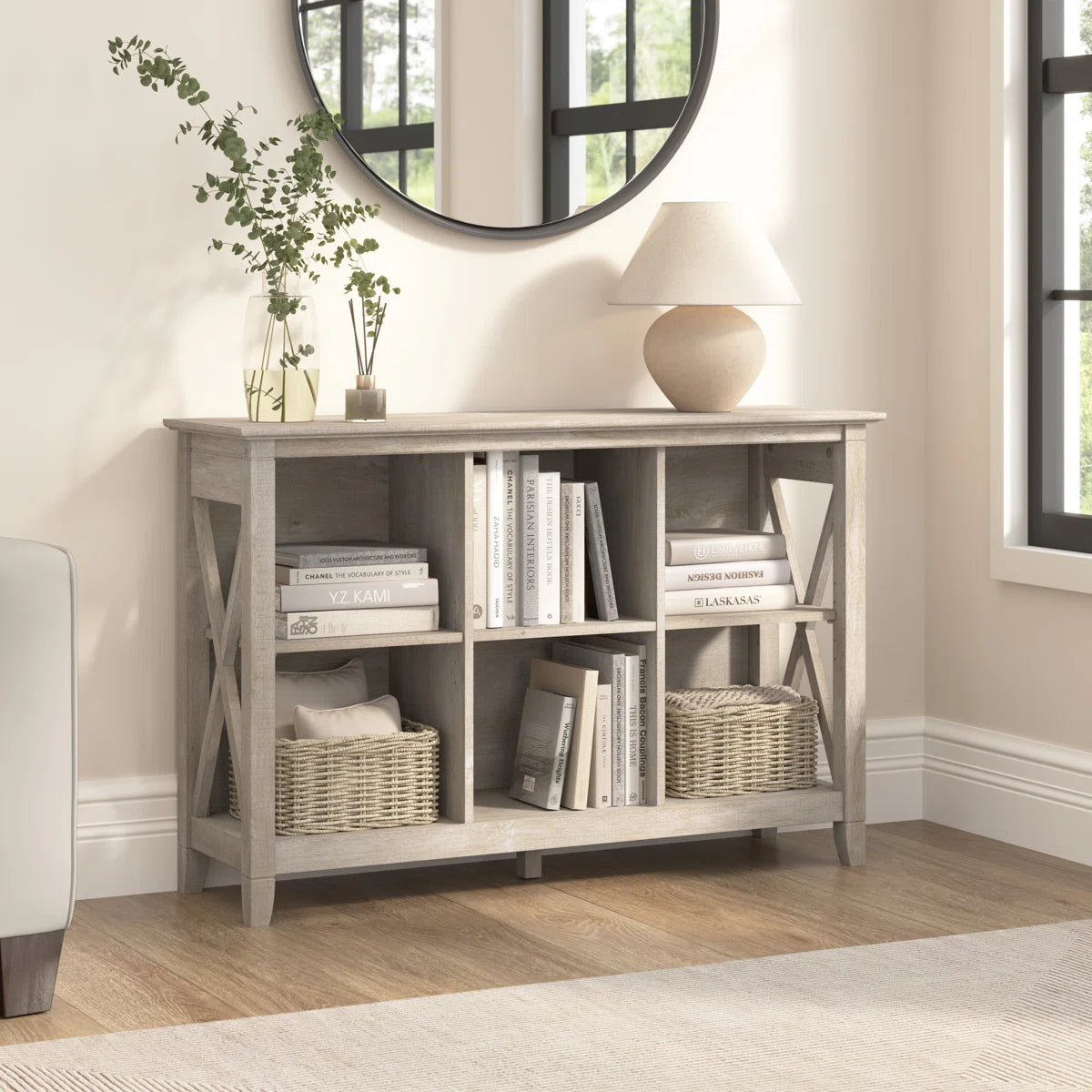 Thasty Huckins 6 Cube Bookcase