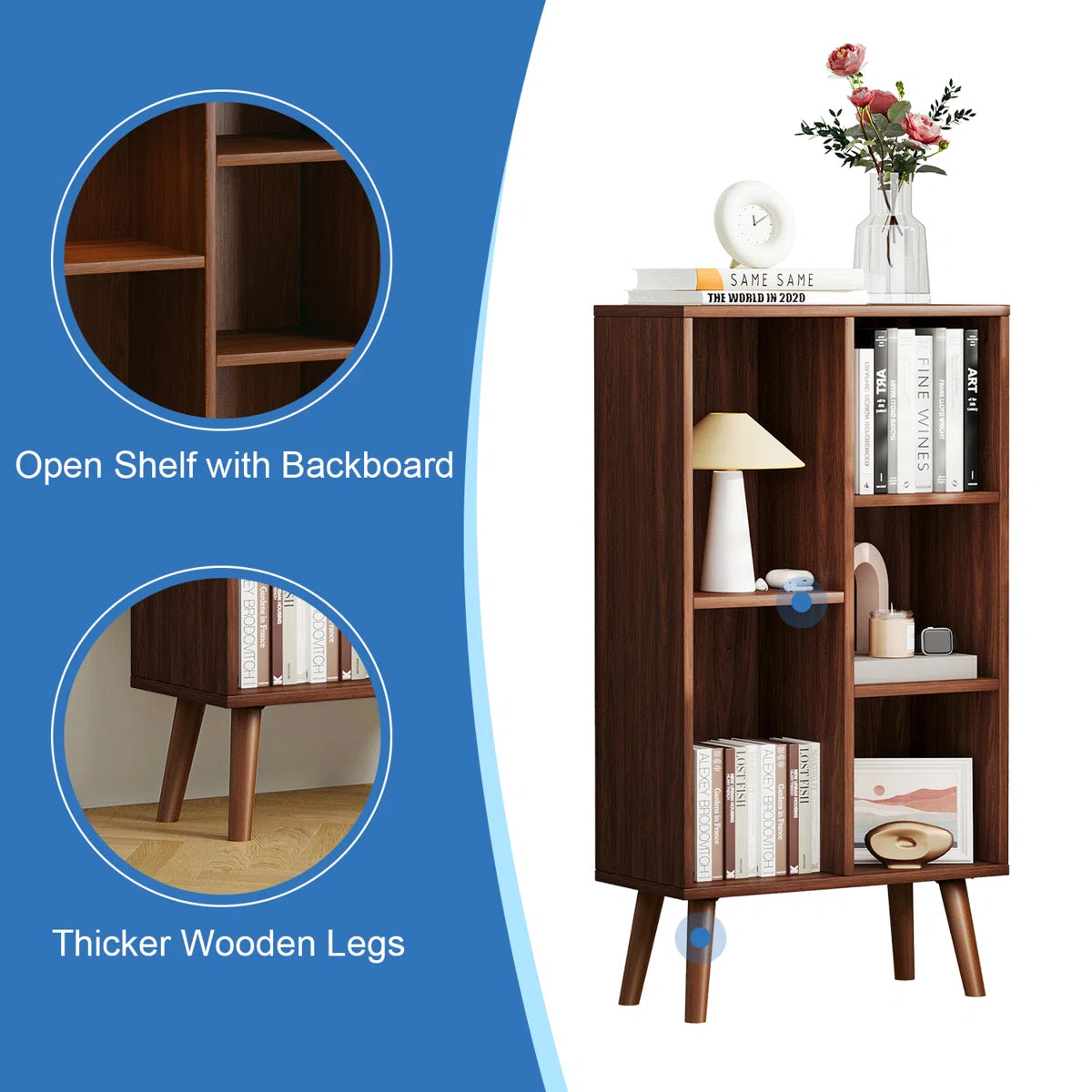 Thasty Jaen Bookcase